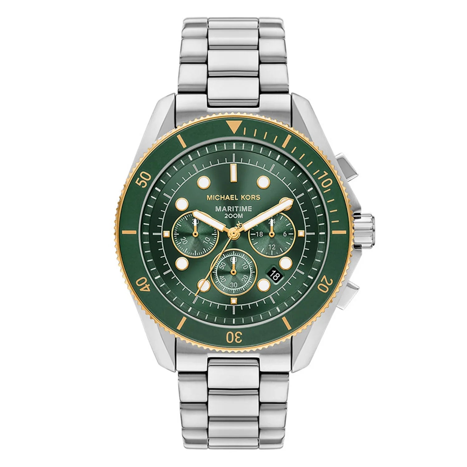 Michael Kors Maritime Chronograph Green Men's Watch MK9215