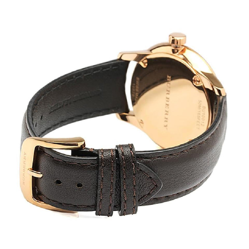 Burberry Men’s Swiss Made Leather Strap Brown Dial  Men's Watch BU10012 - Watches of New Zealand #3