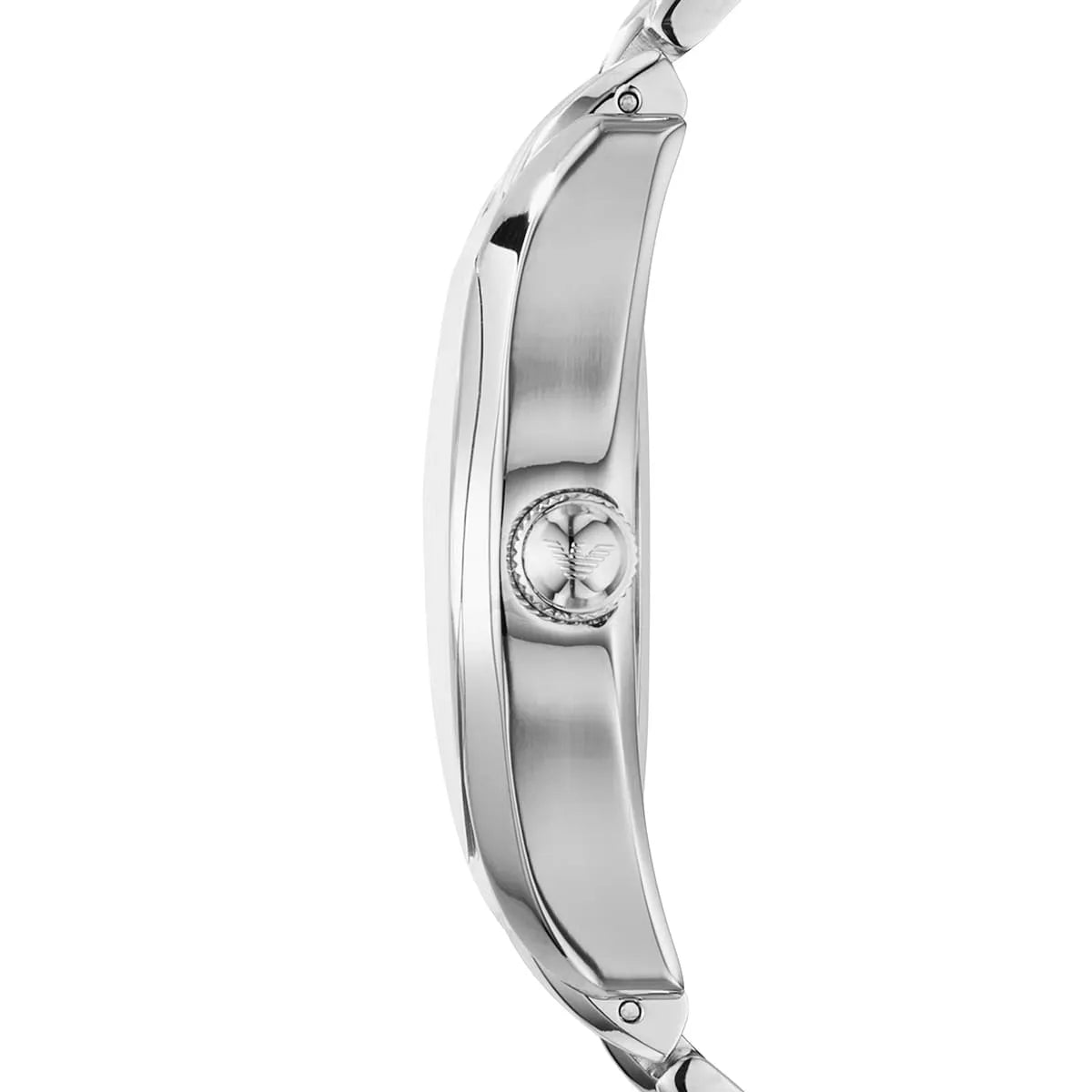 Emporio Armani Classic Quartz Silver Dial Silver Steel Men's Watch - AR0647