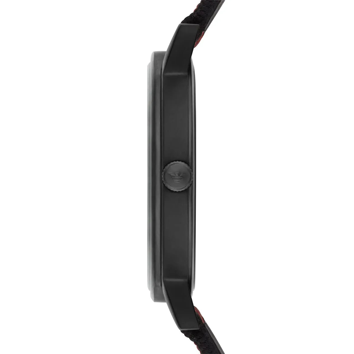 Emporio Armani Kappa AR11015 side profile showing case thickness and crown
