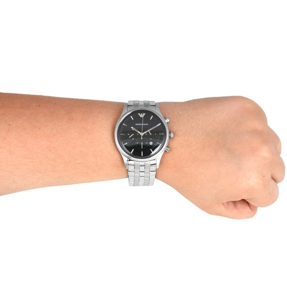 Emporio Armani Chronograph Black Dial Men's Watch AR11017