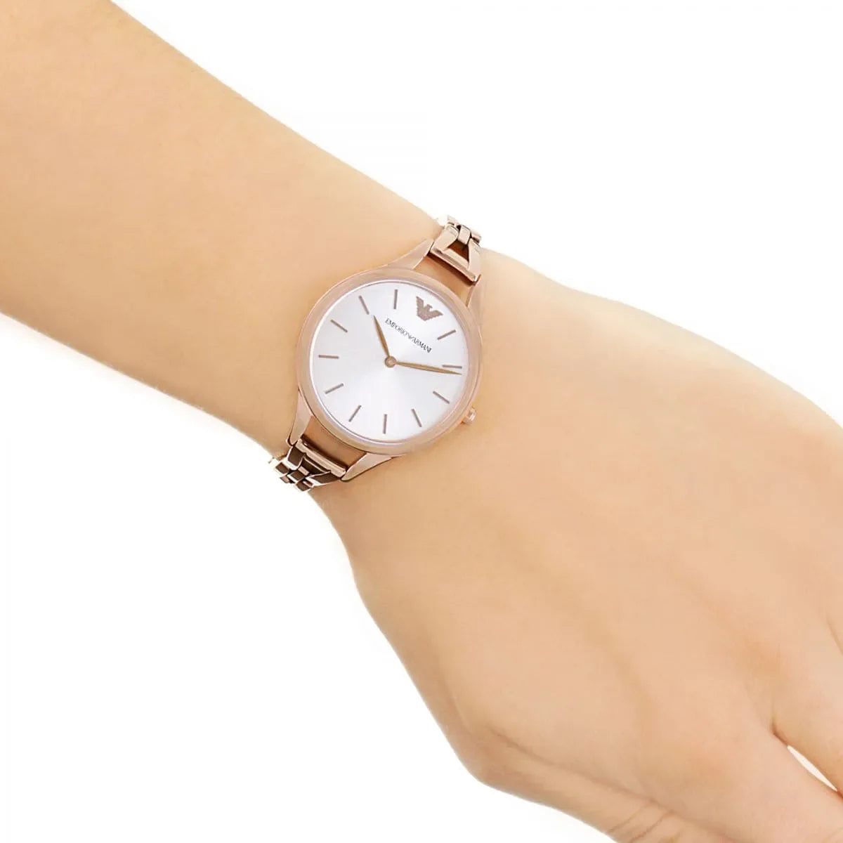 Emporio Armani Dress Analog Display Quartz Pink Women's Watch - AR11055