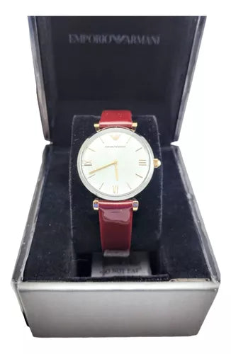 Emporio Armani Luigi Black Leather Strap Men's Watch - AR11061