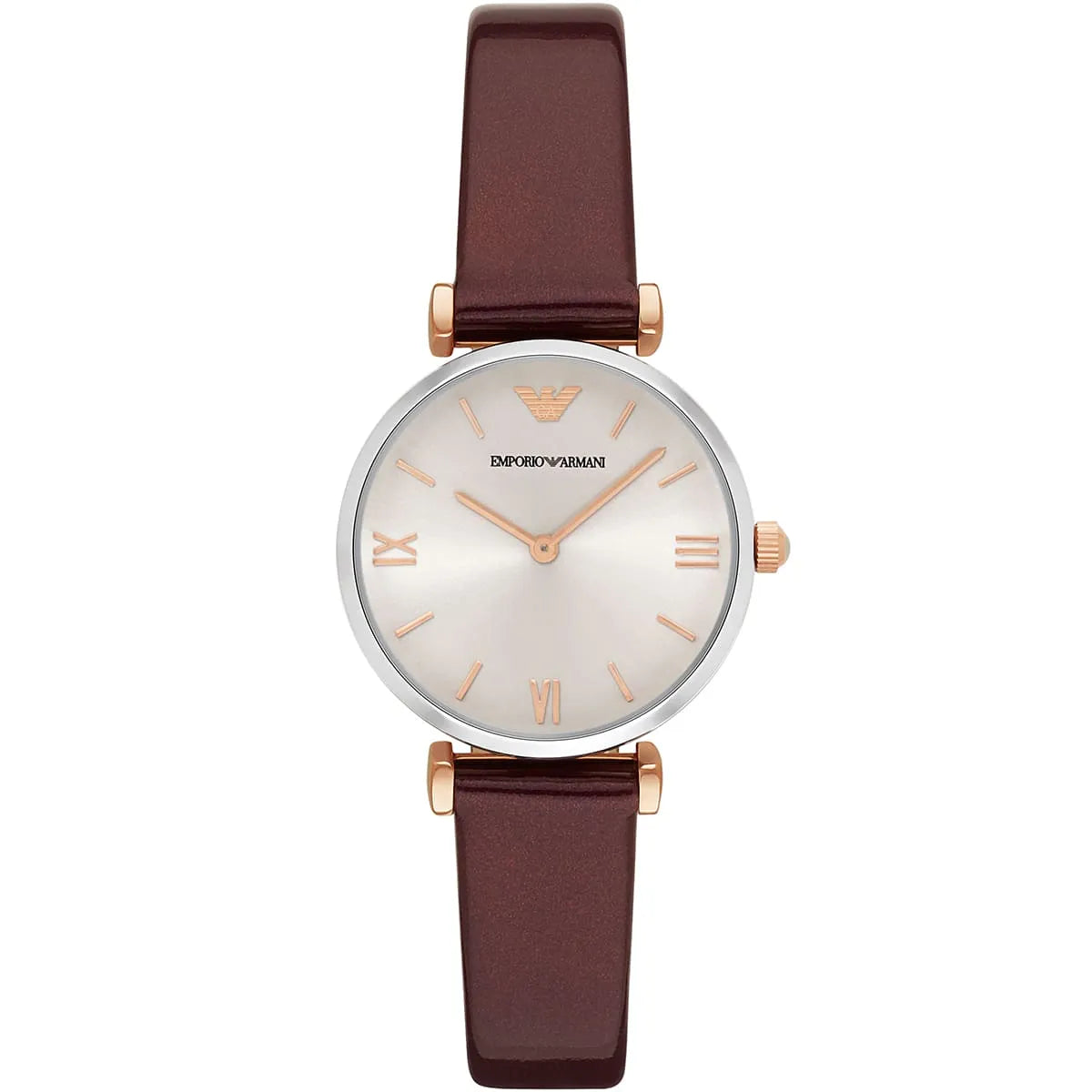 Emporio Armani Luigi Black Leather Strap Men's Watch - AR11061