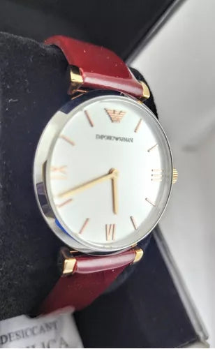 Emporio Armani Luigi Black Leather Strap Men's Watch - AR11061