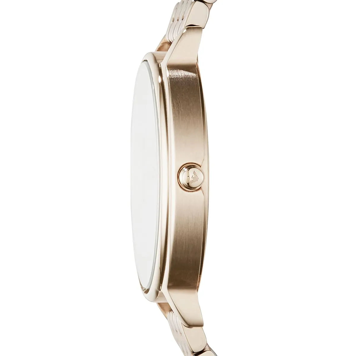 Emporio Armani Dress Quartz Gold Dial Gold Steel Strap Watch AR11062