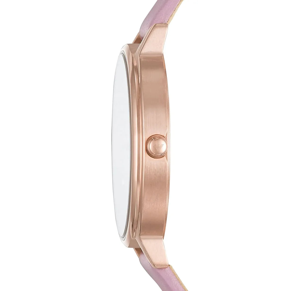 Emporio Armani Grey Dial Pink Leather Watch AR11130