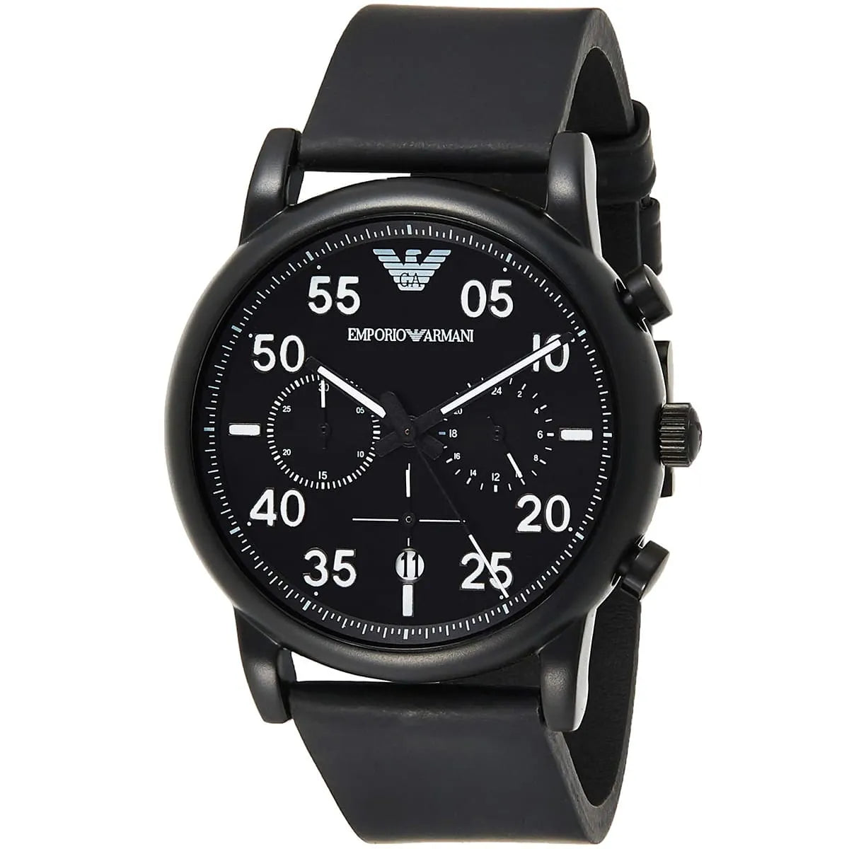 Emporio Armani Men's Quartz Leather Strap Black Dial 43mm Watch AR11133 AR11133 - Image 3