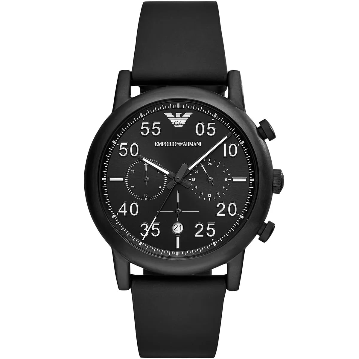 Emporio Armani Men's Quartz Leather Strap Black Dial 43mm Watch AR11133 AR11133 - Image 2