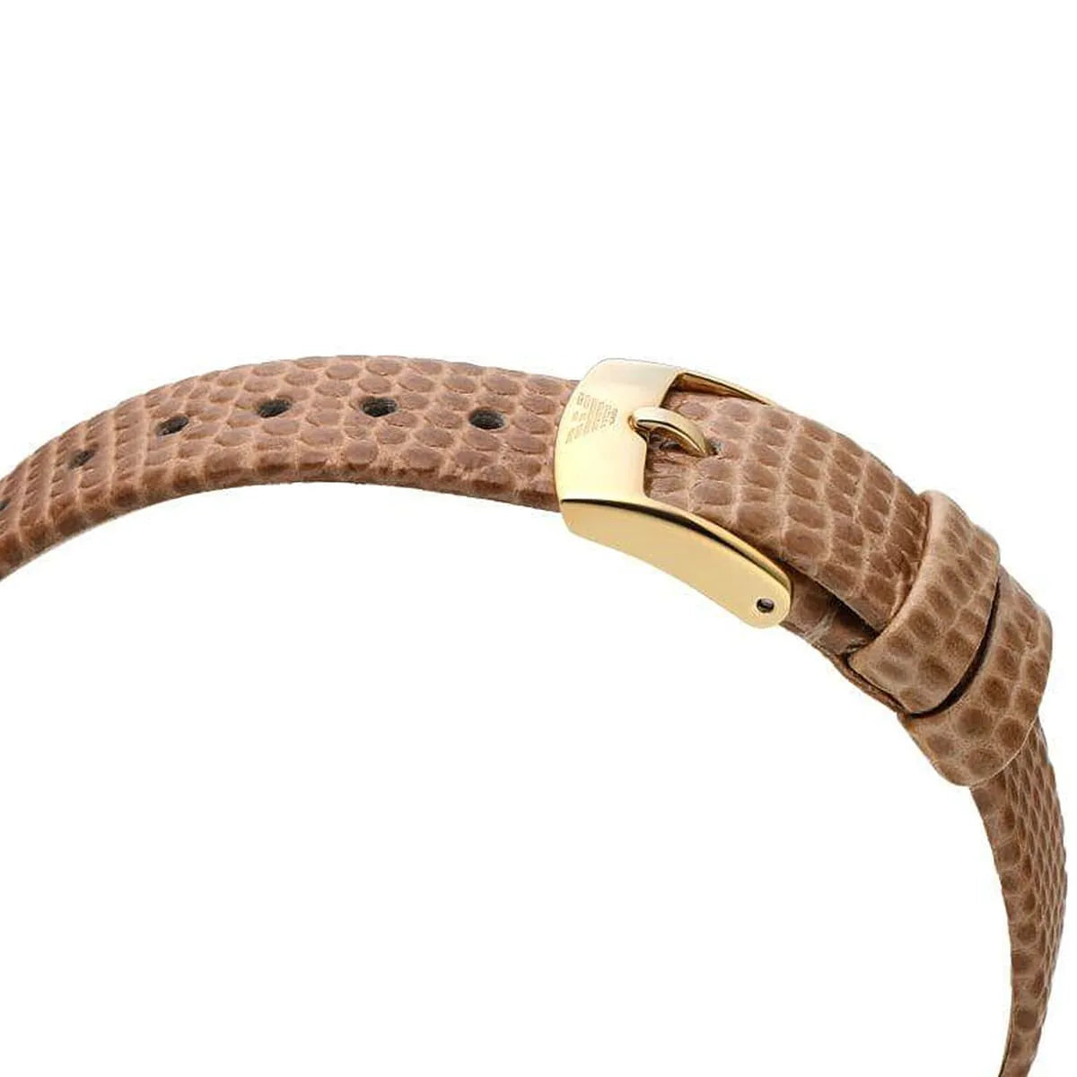Emporio Armani Kappa Mother of Pearl Taupe Dial Brown Leather Strap Watch AR11151