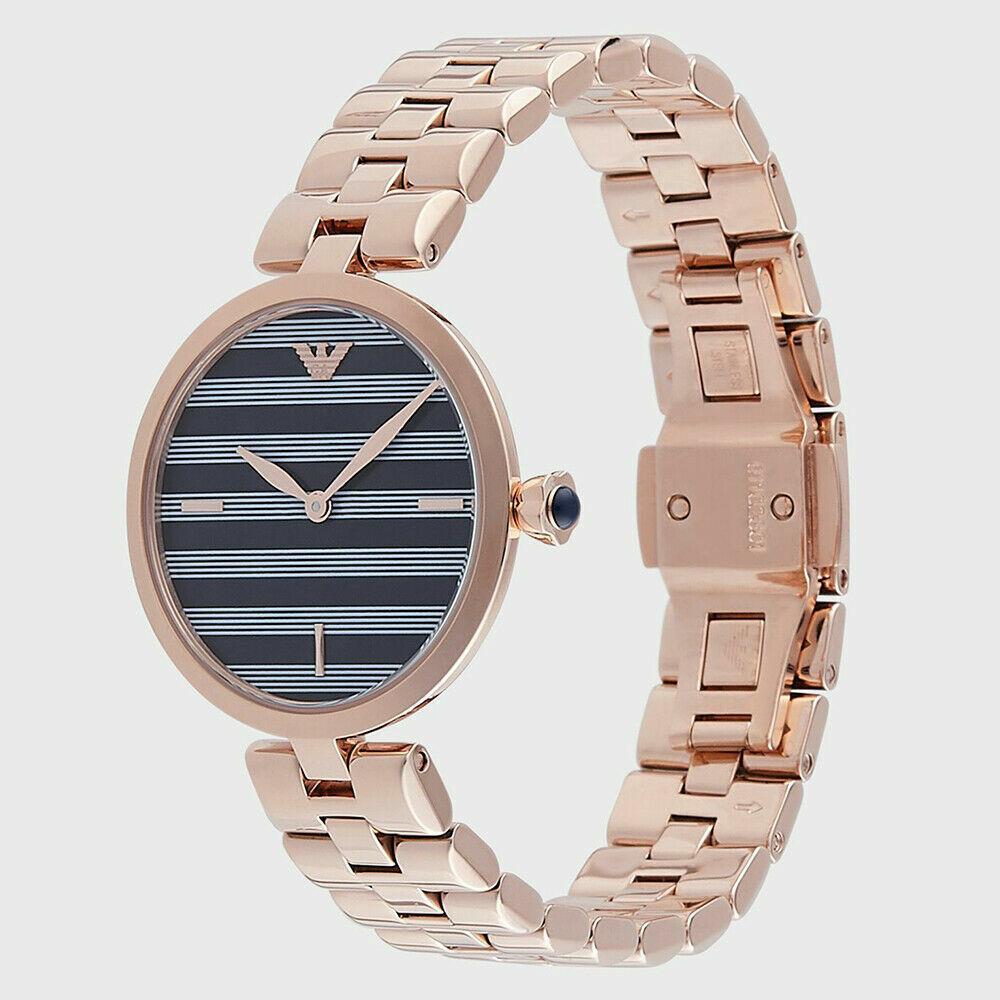 Emporio Armani Quartz Blue and Grey Dial Women's Watch - AR11220