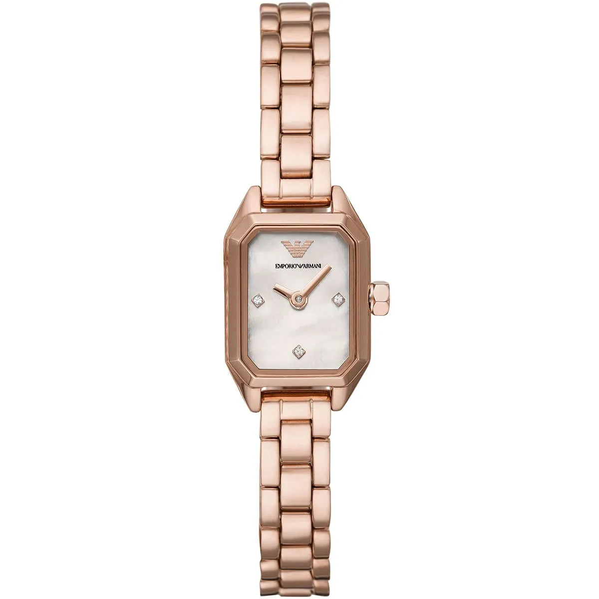 Emporio Armani Rose Gold Quartz Crystal Ladies Watch AR11323