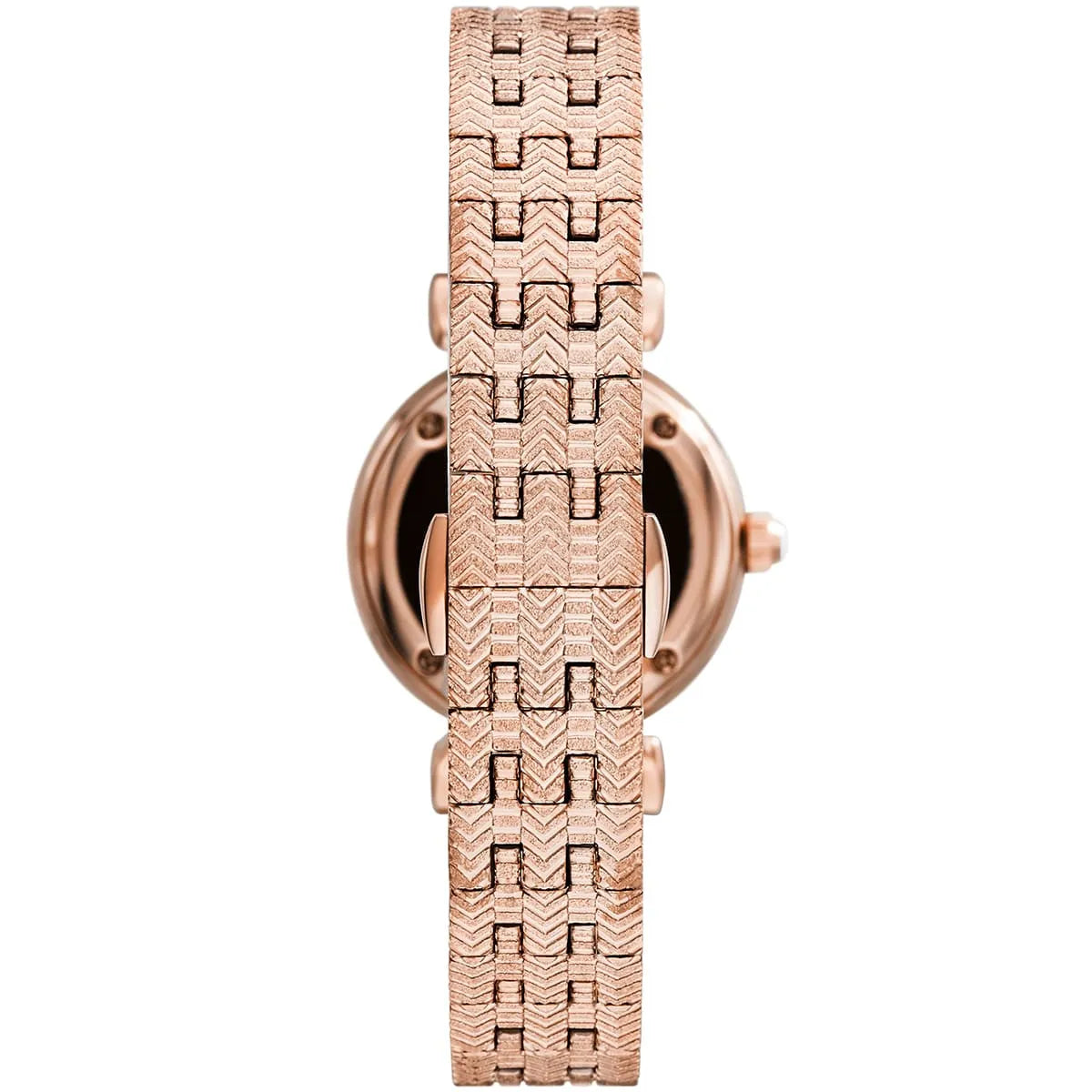 Emporio Armani Gianna T-bar Quartz Rose Gold Dial Ladies Watch AR11342