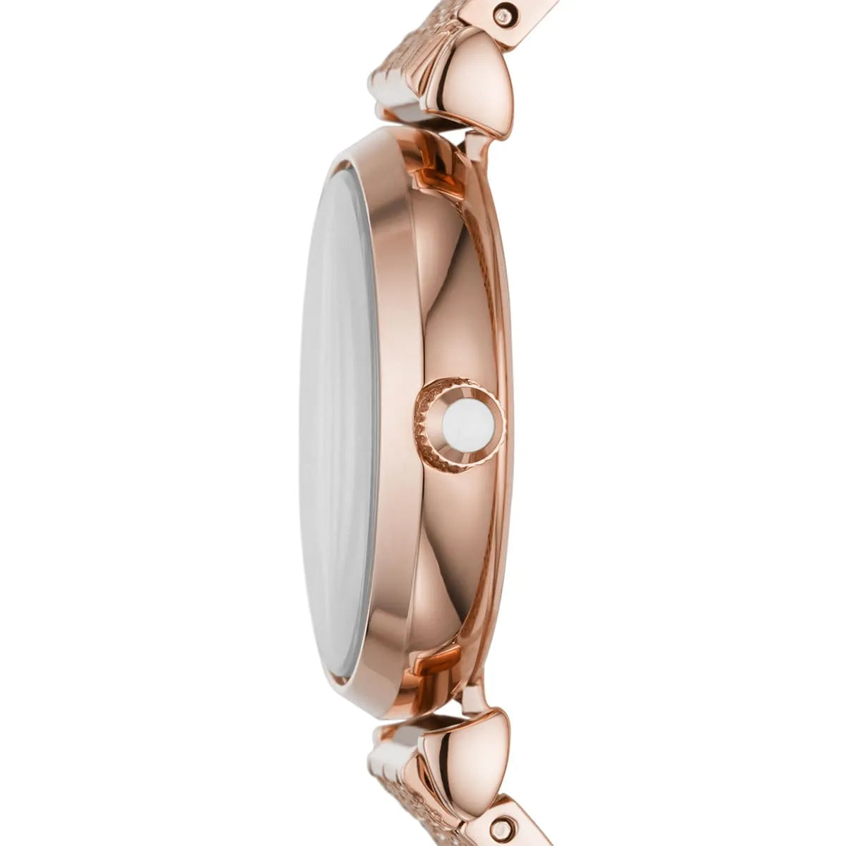 Emporio Armani Gianna T-bar Quartz Rose Gold Dial Ladies Watch AR11342