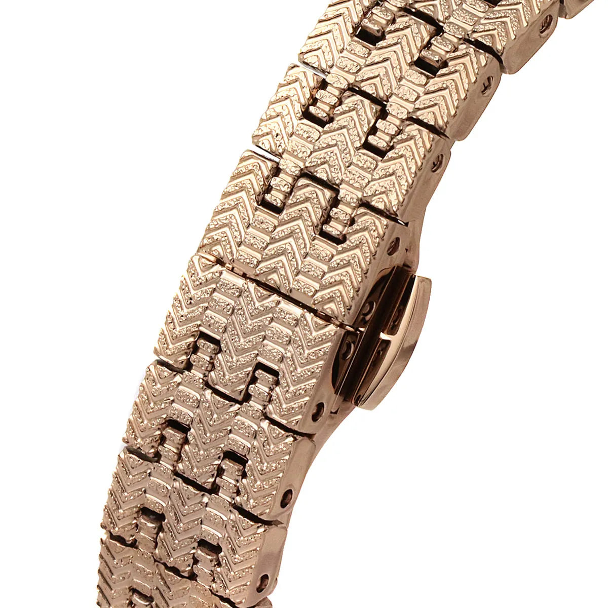 Emporio Armani Gianna T-bar Quartz Rose Gold Dial Ladies Watch AR11342