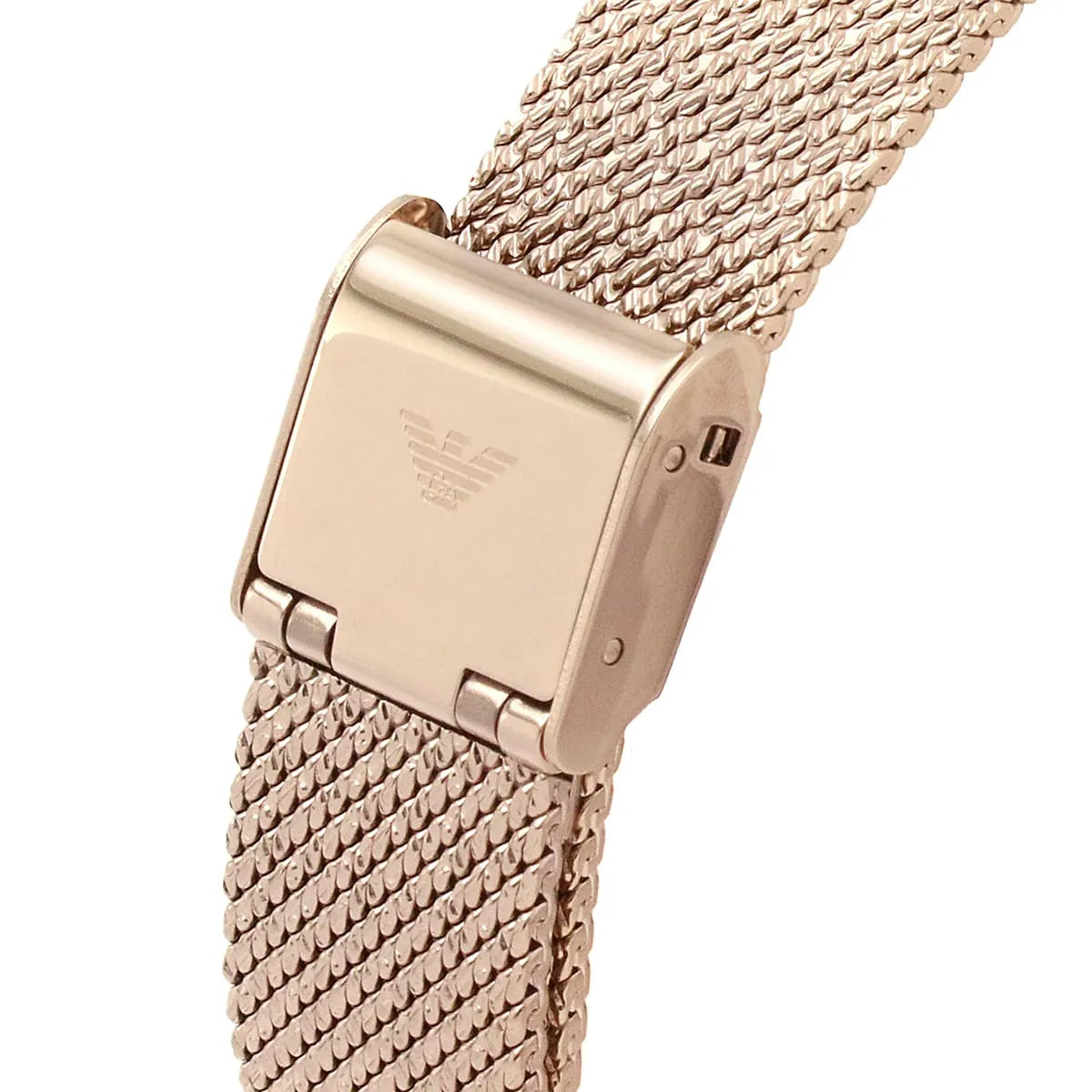 Emporio Armani Joy Quartz Rose Gold Dial Rose Gold Mesh Bracelet Watch AR11347