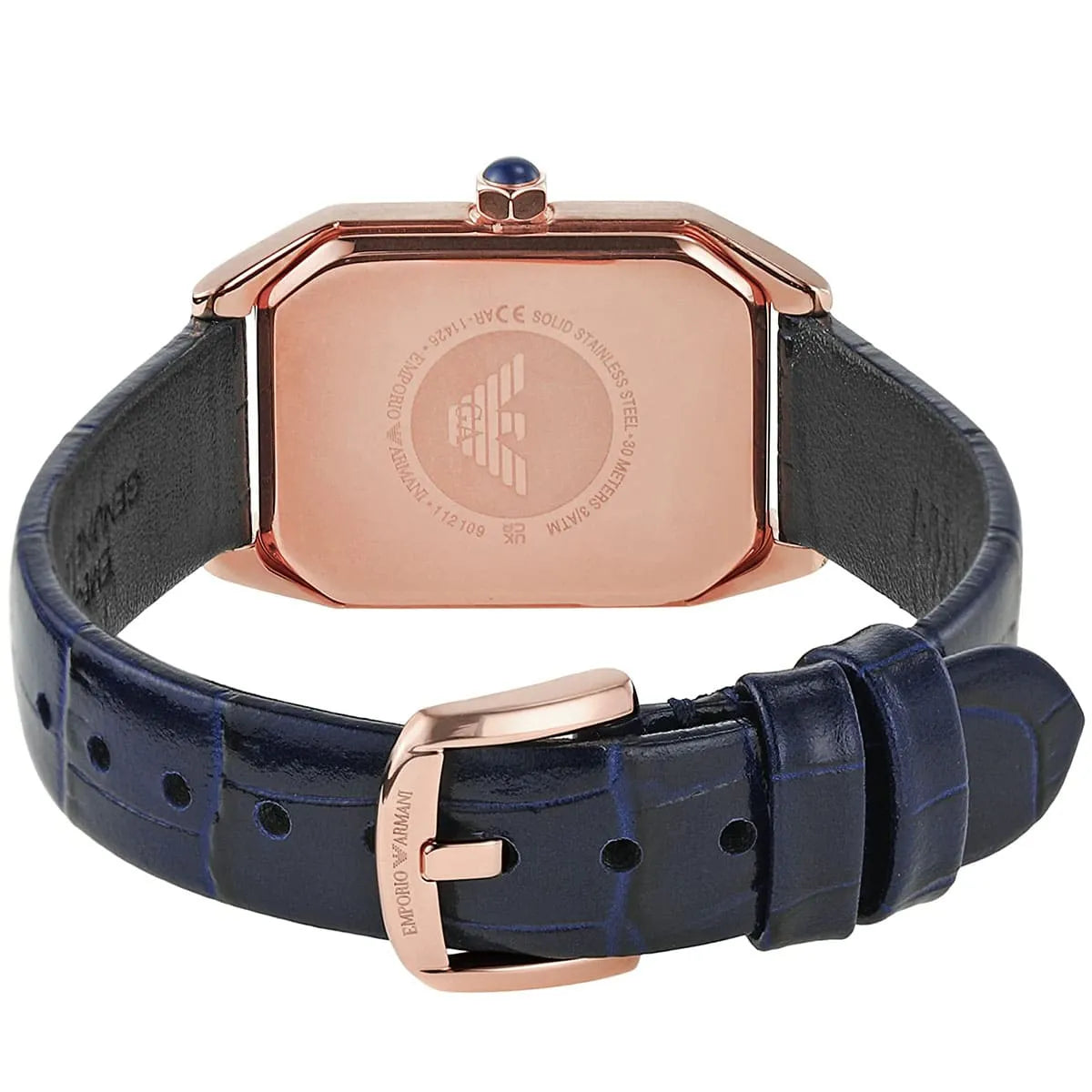 Emporio Armani Quartz Blue Mother of Pearl Dial Ladies Watch AR11426