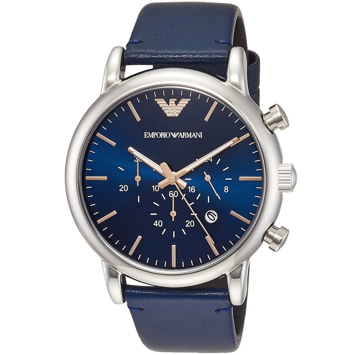 Emporio Armani Chronograph Quartz Blue Dial Men's Watch AR11451