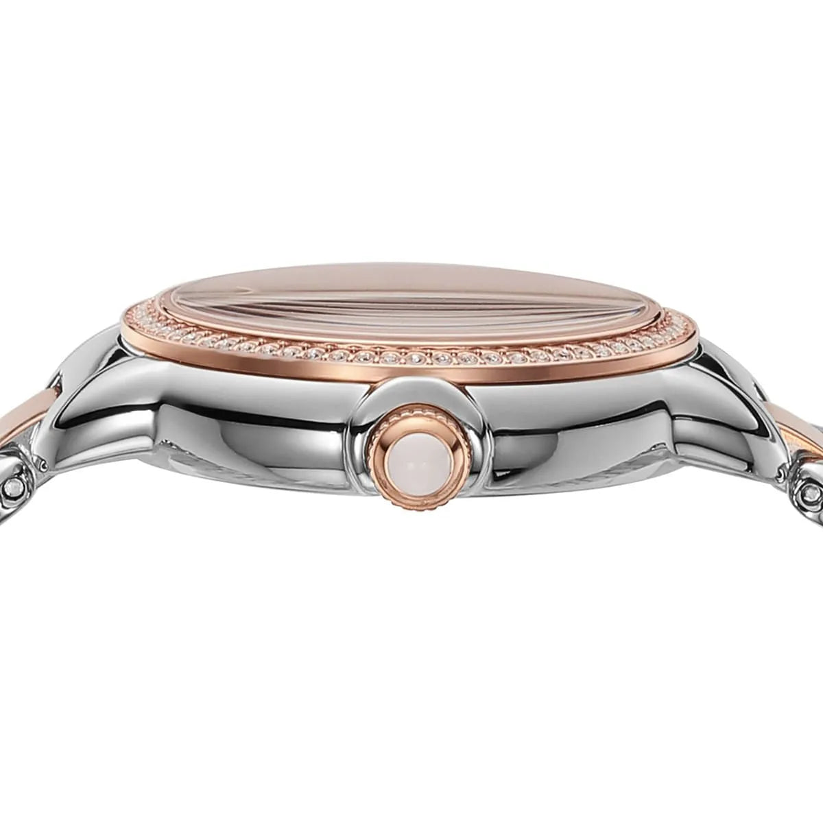 Emporio Armani Moonphase Three-Hand Tow Tone Women's Watch AR11567