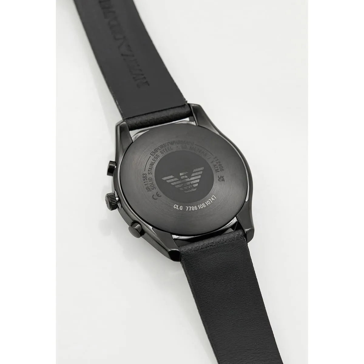 Emporio Armani Chronograph Quartz Black Dial Men's Watch - AR11583