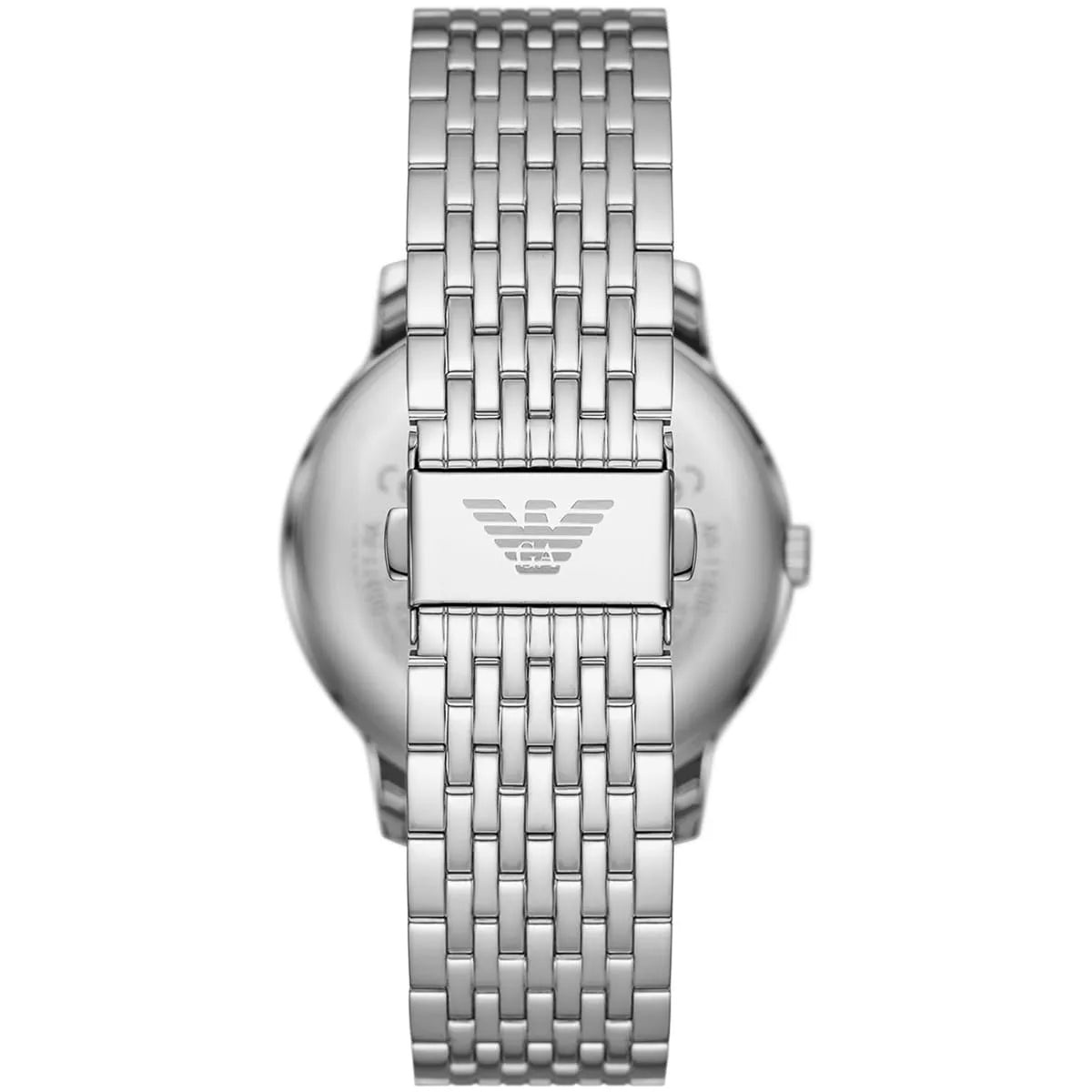 Emporio Armani (42mm) Black Dial Stainless Steel Bracelet Men's Watch - AR11600