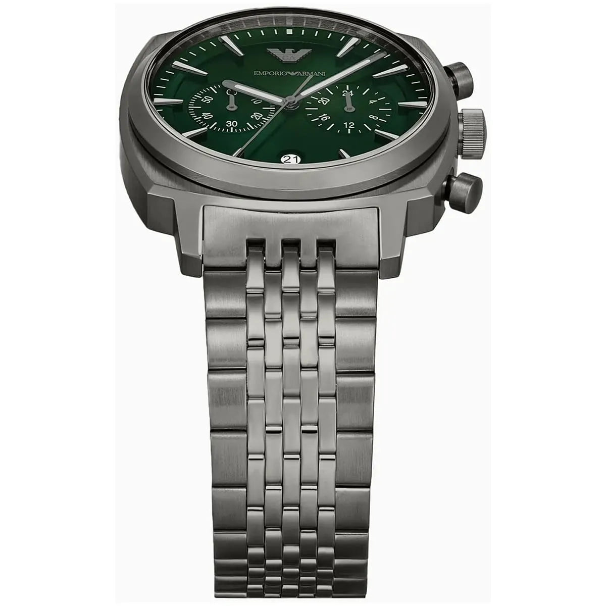 Emporio Armani Ruggero Gents Two-Hand Date Stainless Steel Men's Watch - AR11689