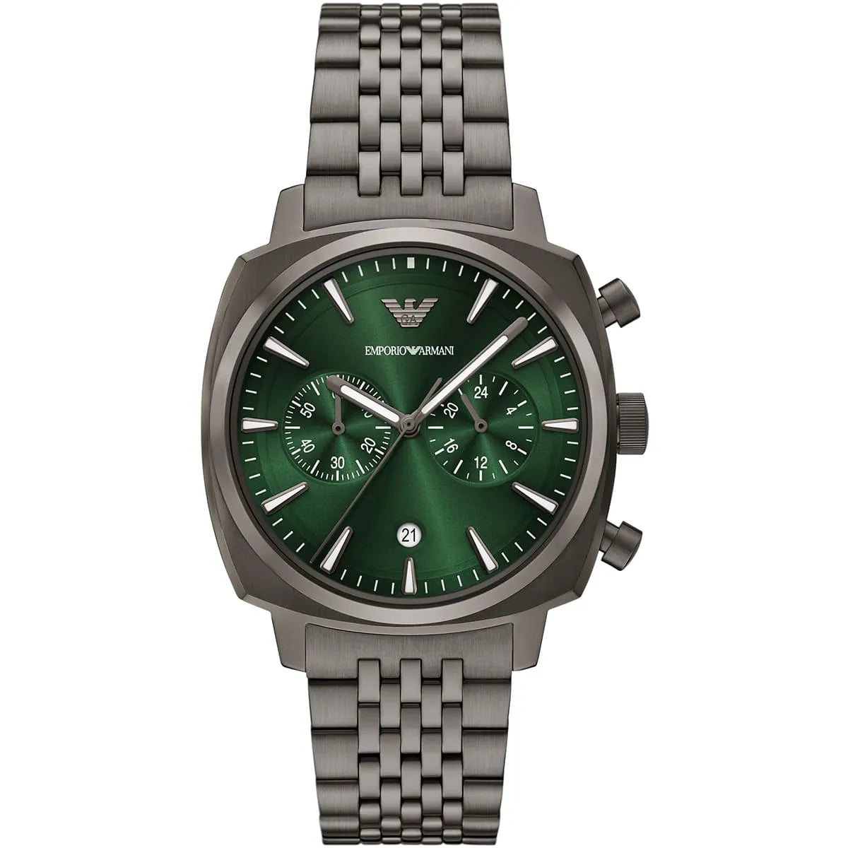 Emporio Armani Ruggero Gents Two-Hand Date Stainless Steel Men's Watch - AR11689
