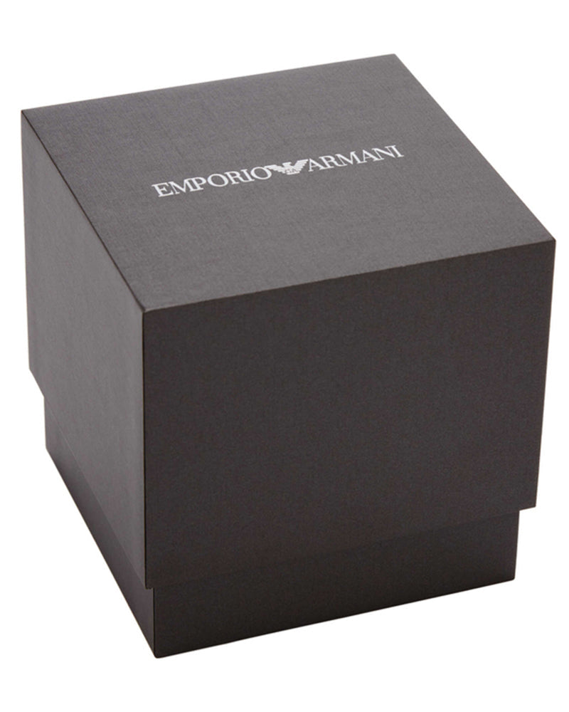 Emporio Armani World Explorer Solar-Powered Three-Hand Green Silicone Men Watch - AR11699