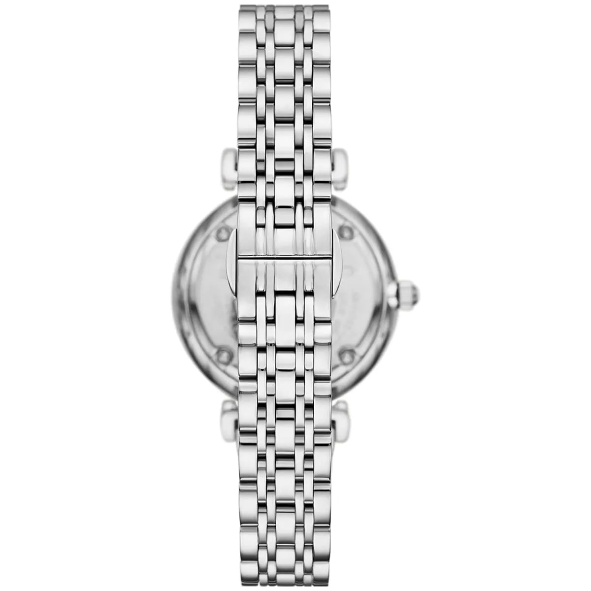 AR11701 stainless steel bracelet with adjustable links and deployment clasp detail