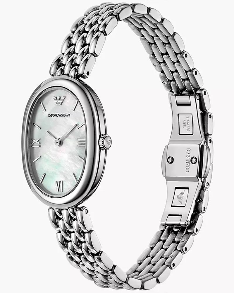 Emporio Armani 2-Hand Stainless Steel Silver Women's Watch - AR11706