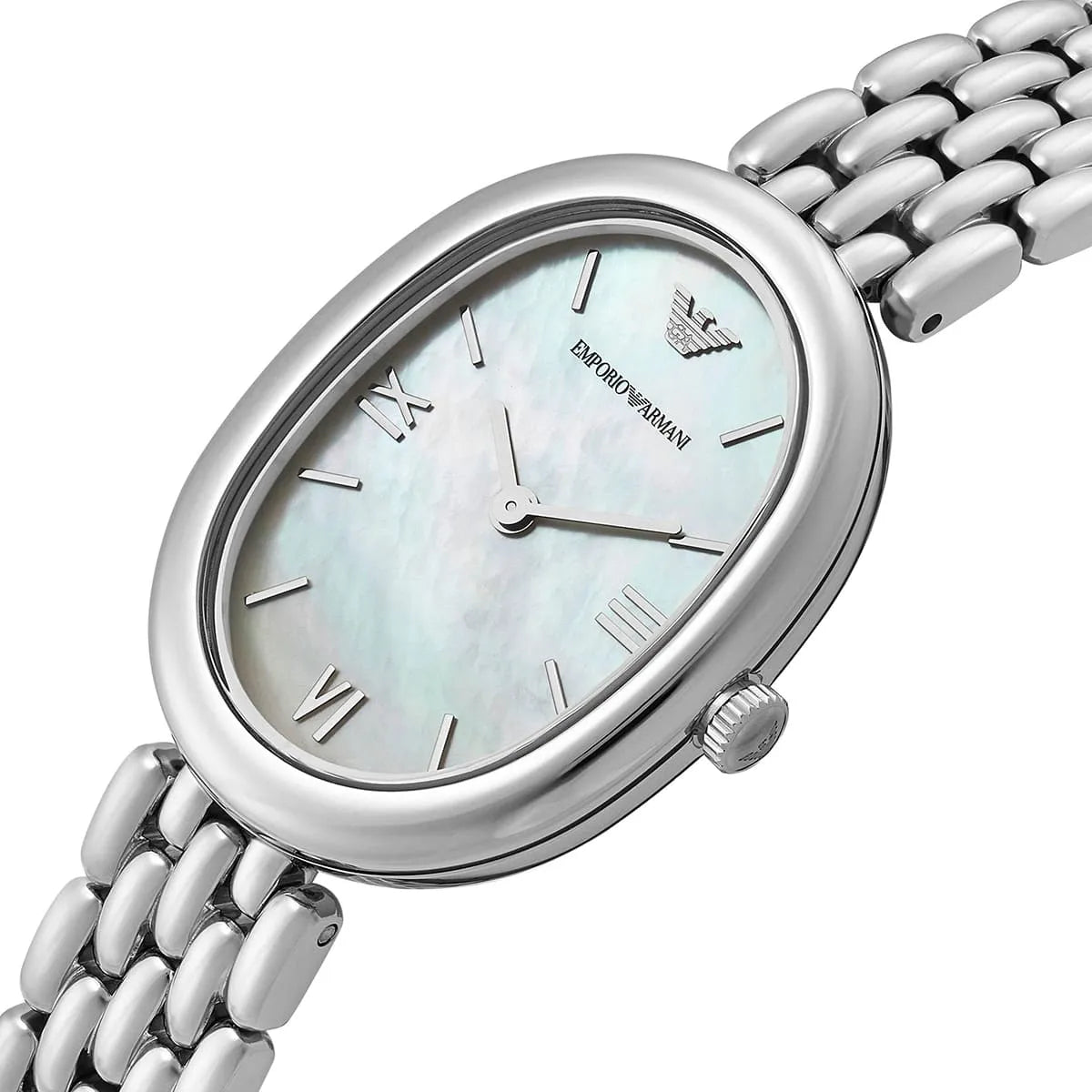 Emporio Armani 2-Hand Stainless Steel Silver Women's Watch - AR11706