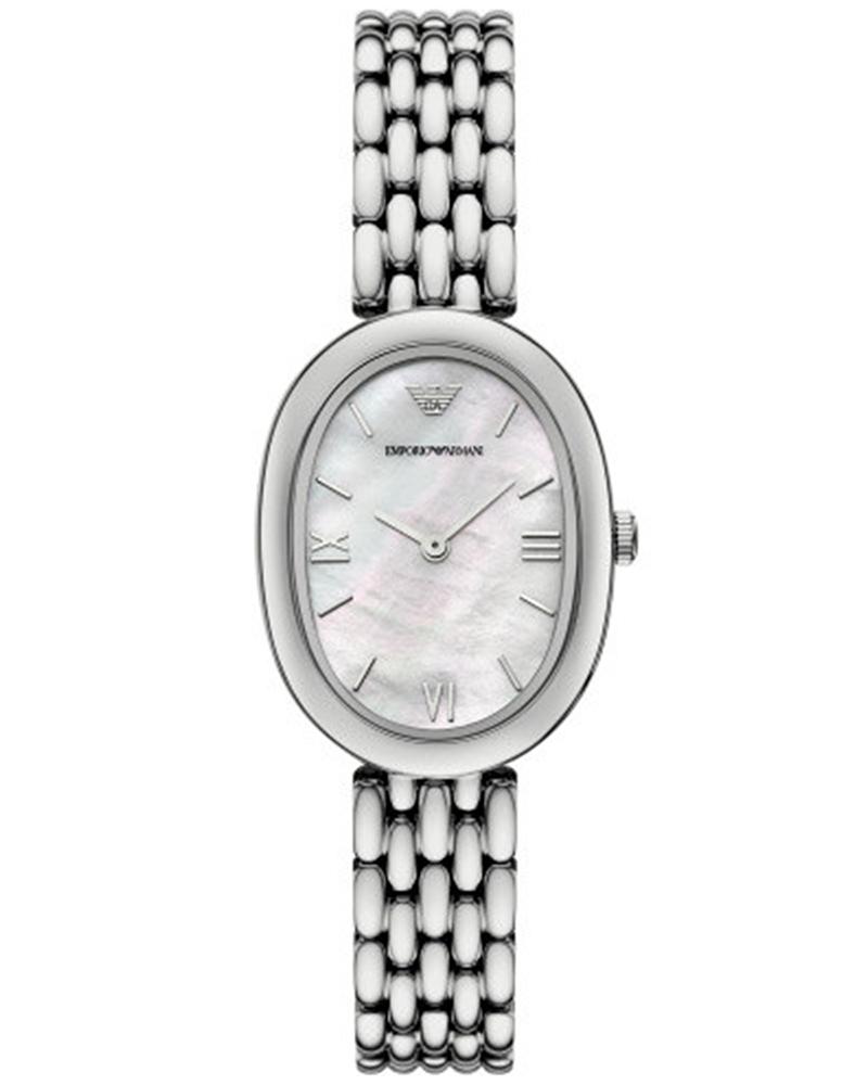 Emporio Armani 2-Hand Stainless Steel Silver Women's Watch - AR11706