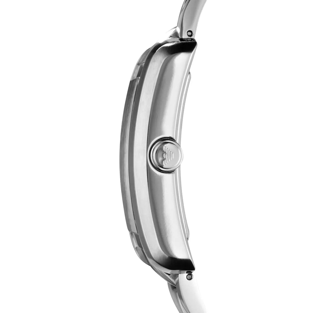 AR1643 Emporio Armani stainless steel bracelet strap with polished links and clasp