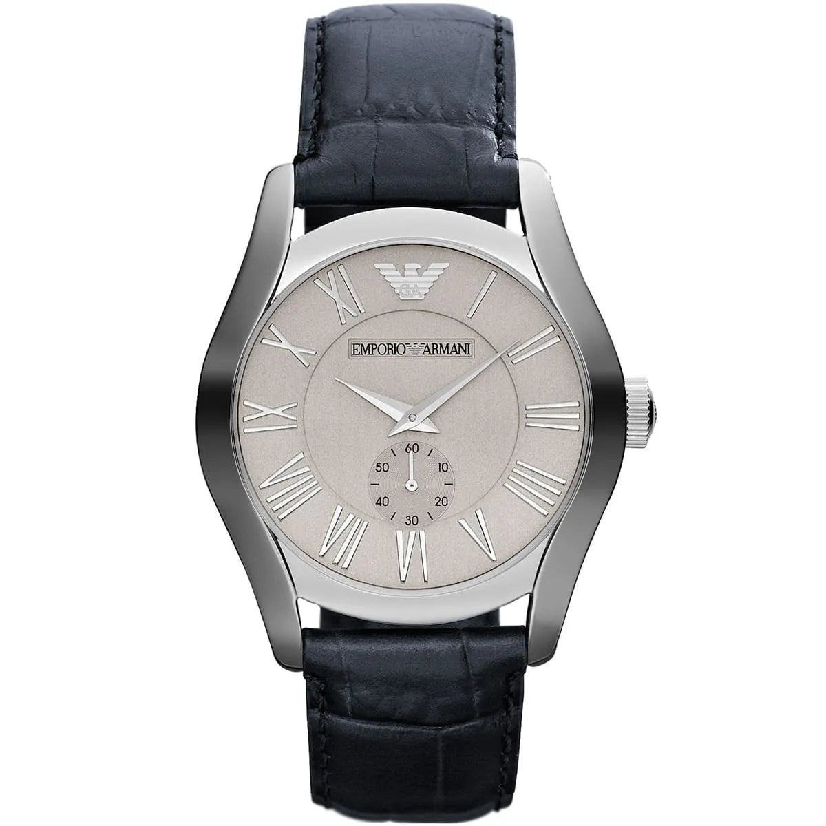 Emporio Armani Valente AR1666 three-quarter view showing dial and strap