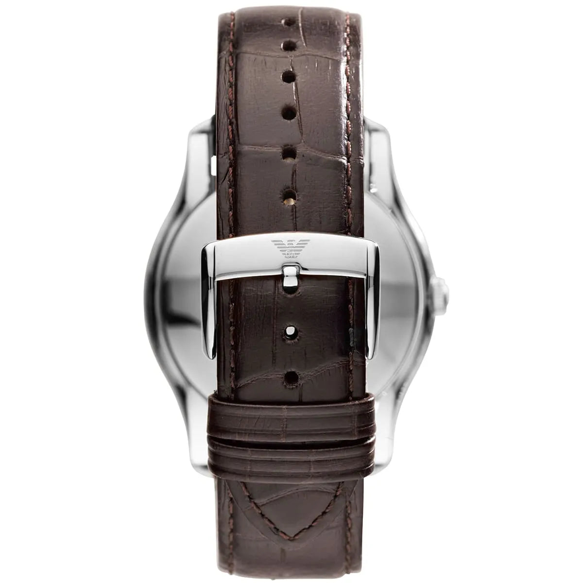 Emporio Armani Classic Amber Dial Brown Leather AR1704 Men's Watch AR1704 - Image 3