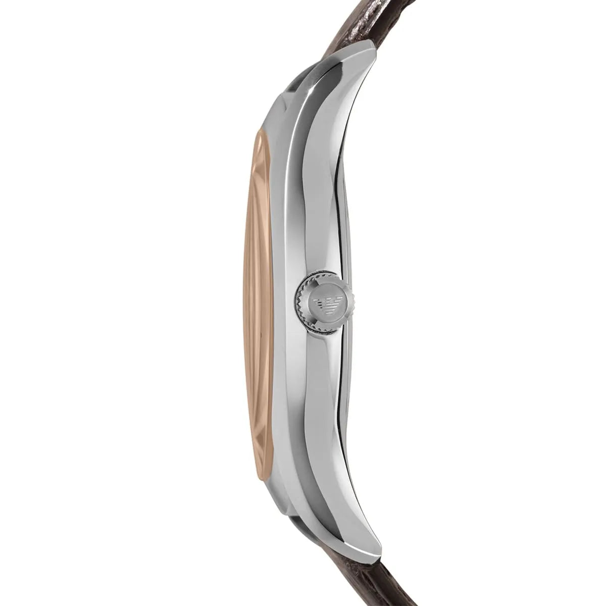 Emporio Armani Classic Amber Dial Brown Leather AR1704 Men's Watch AR1704 - Image 5