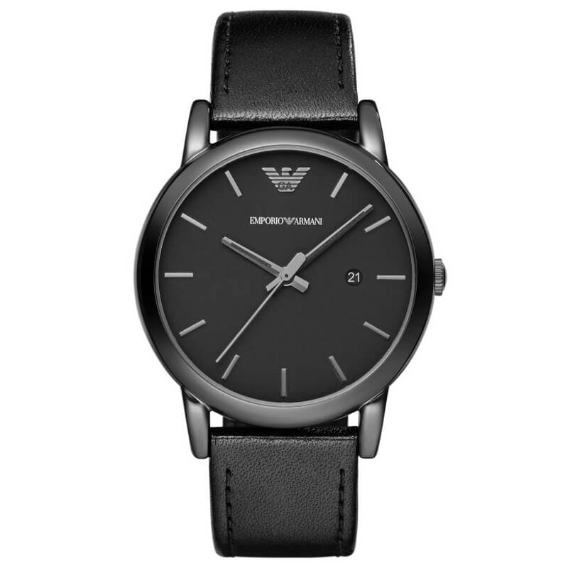 Emporio Armani Classic Date All Black Men's Watch AR1732