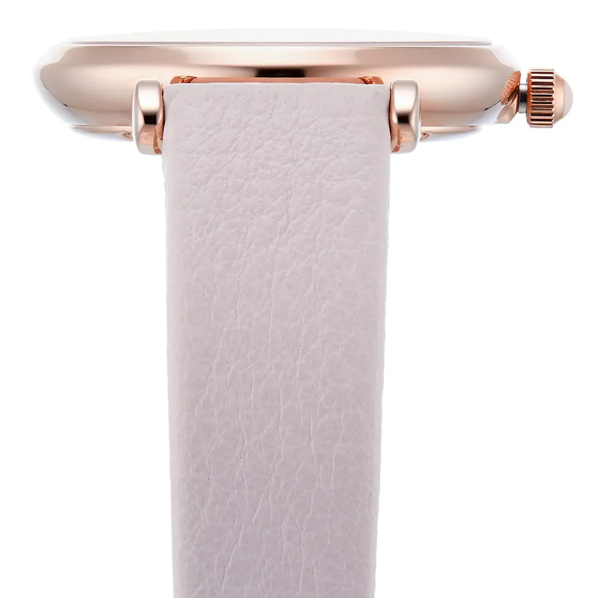 Emporio Armani AR1958 Retro Rose Gold Tone Pink MOP Dial Leather Womens Watch AR1958 - Image 7