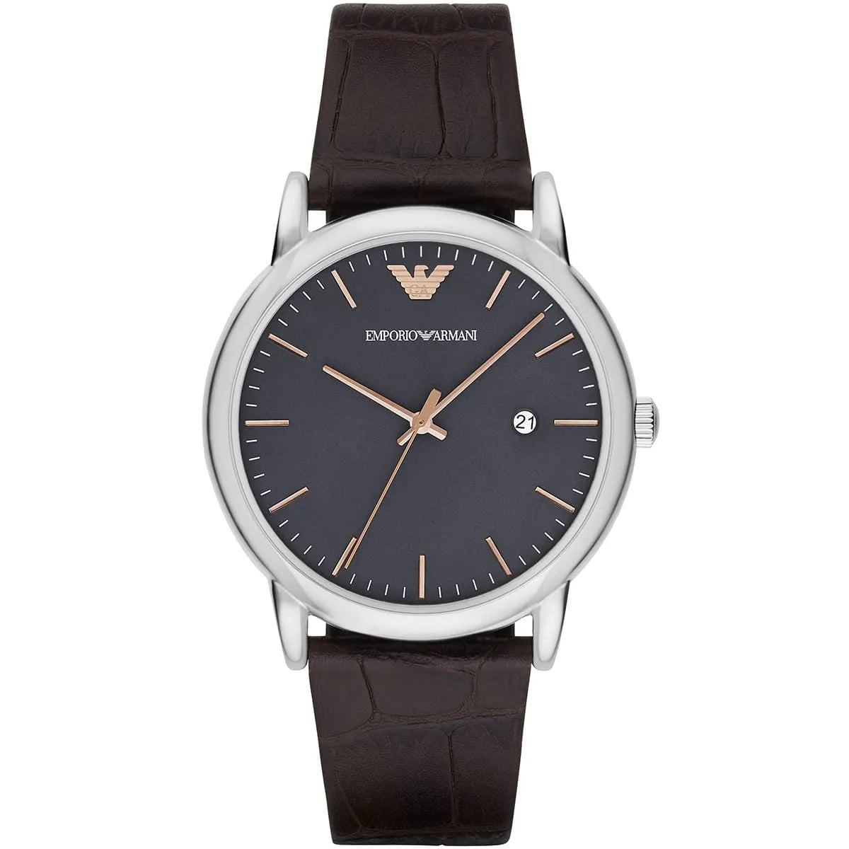 Emporio Armani Luigi Black Dial 42mm Mens Watch AR1996