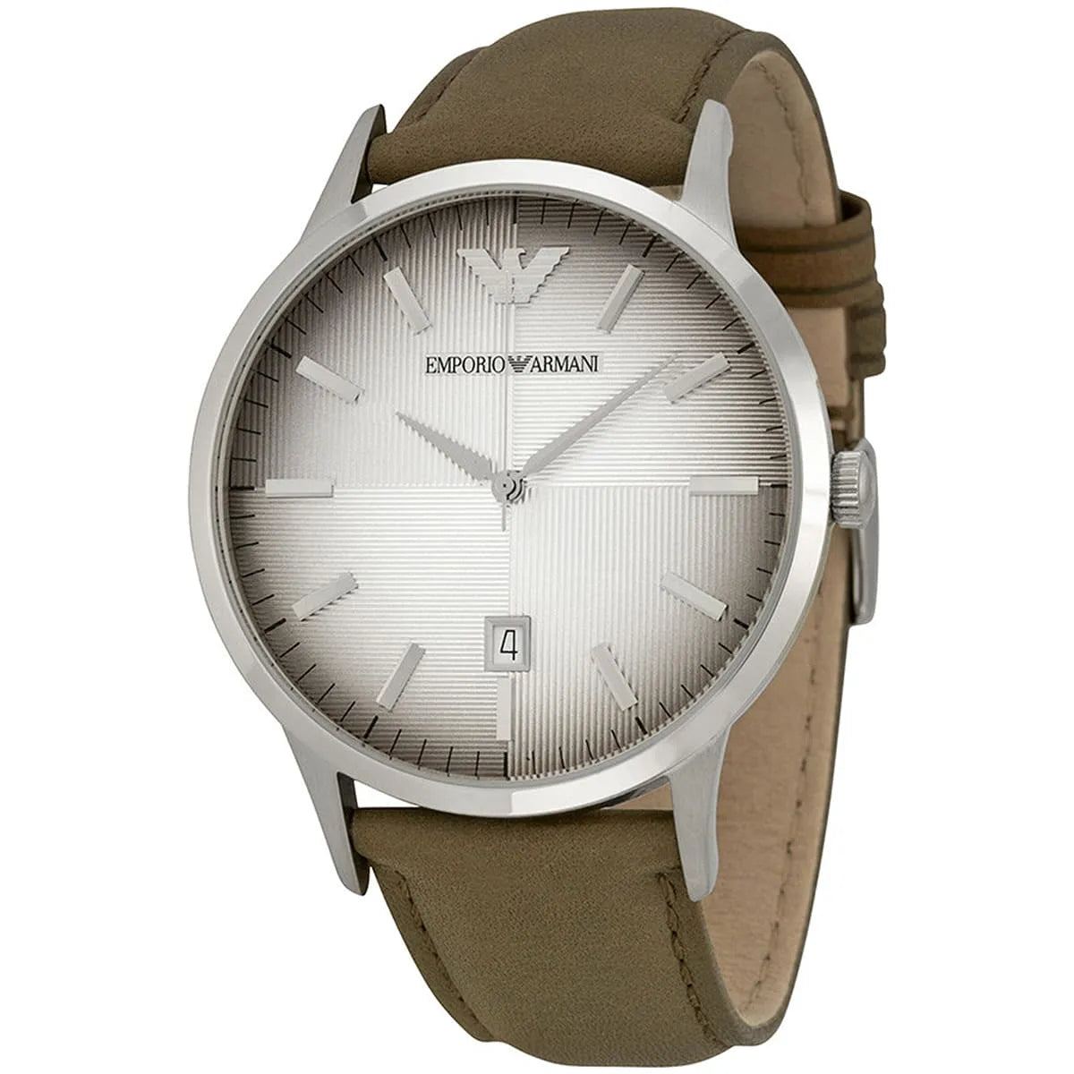 Emporio Armani Renato Brown Leather Men's Watch AR2470