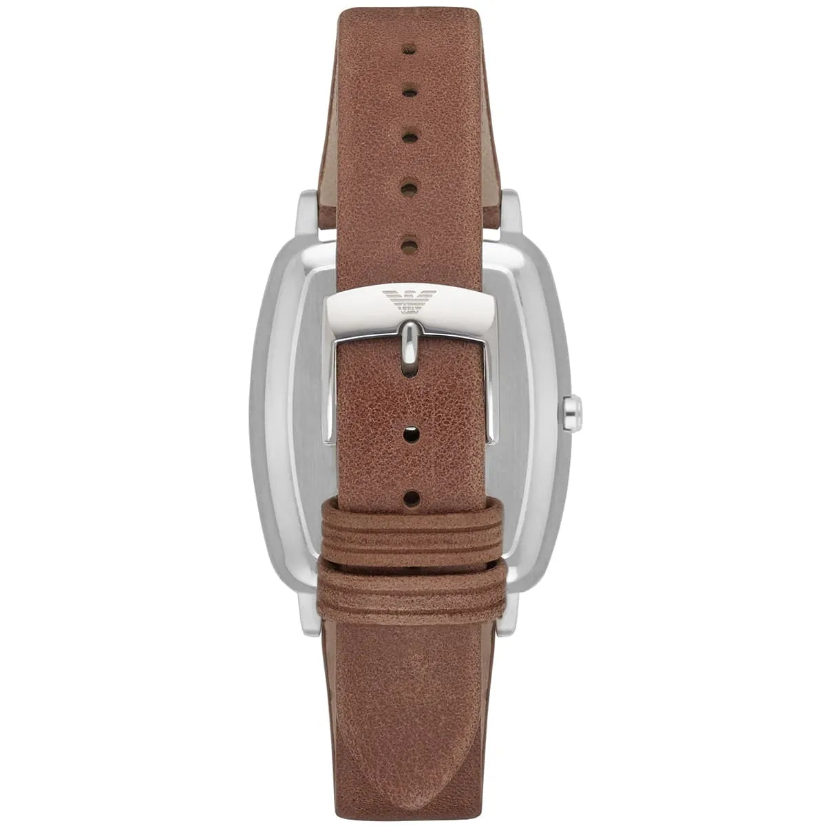Emporio Armani Epsilon Quartz Brown Dial Brown Leather Strap Watch For Men AR2489