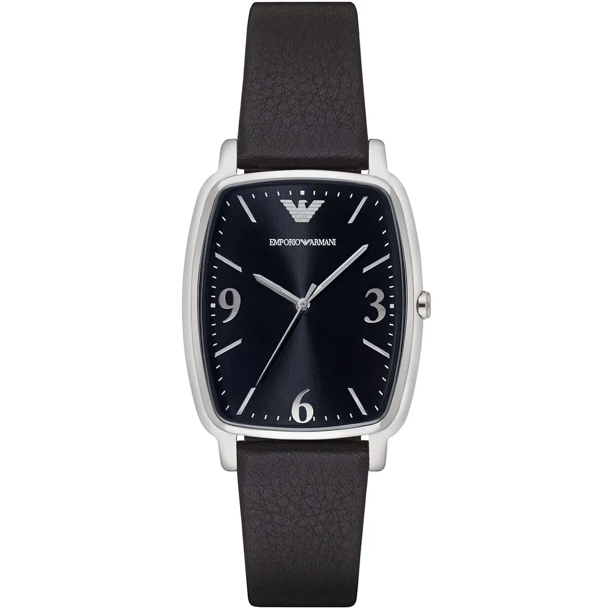 Emporio Armani Retro Black Leather Men's Watch AR2490