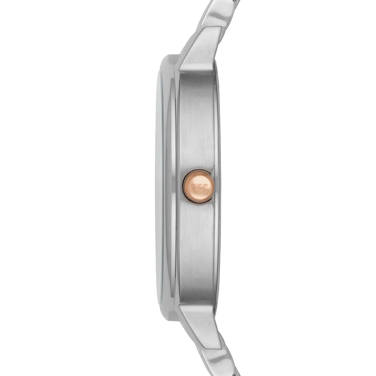 Emporio Armani Dress Analog Mother of Pearl Dial Two Tone Steel Strap Watch AR2515