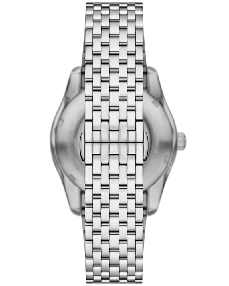 Emporio Armani Stainless Steel Green Skeleton Dial Automatic Men's Watch - AR60091