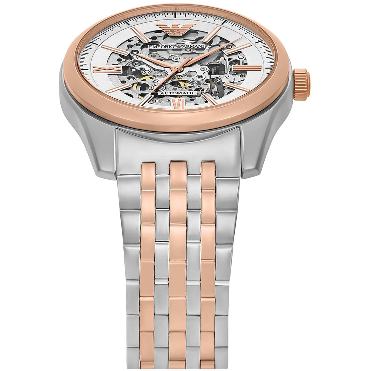 Emporio Armani Aviator Automatic Tow Tone Men's Watch AR60092