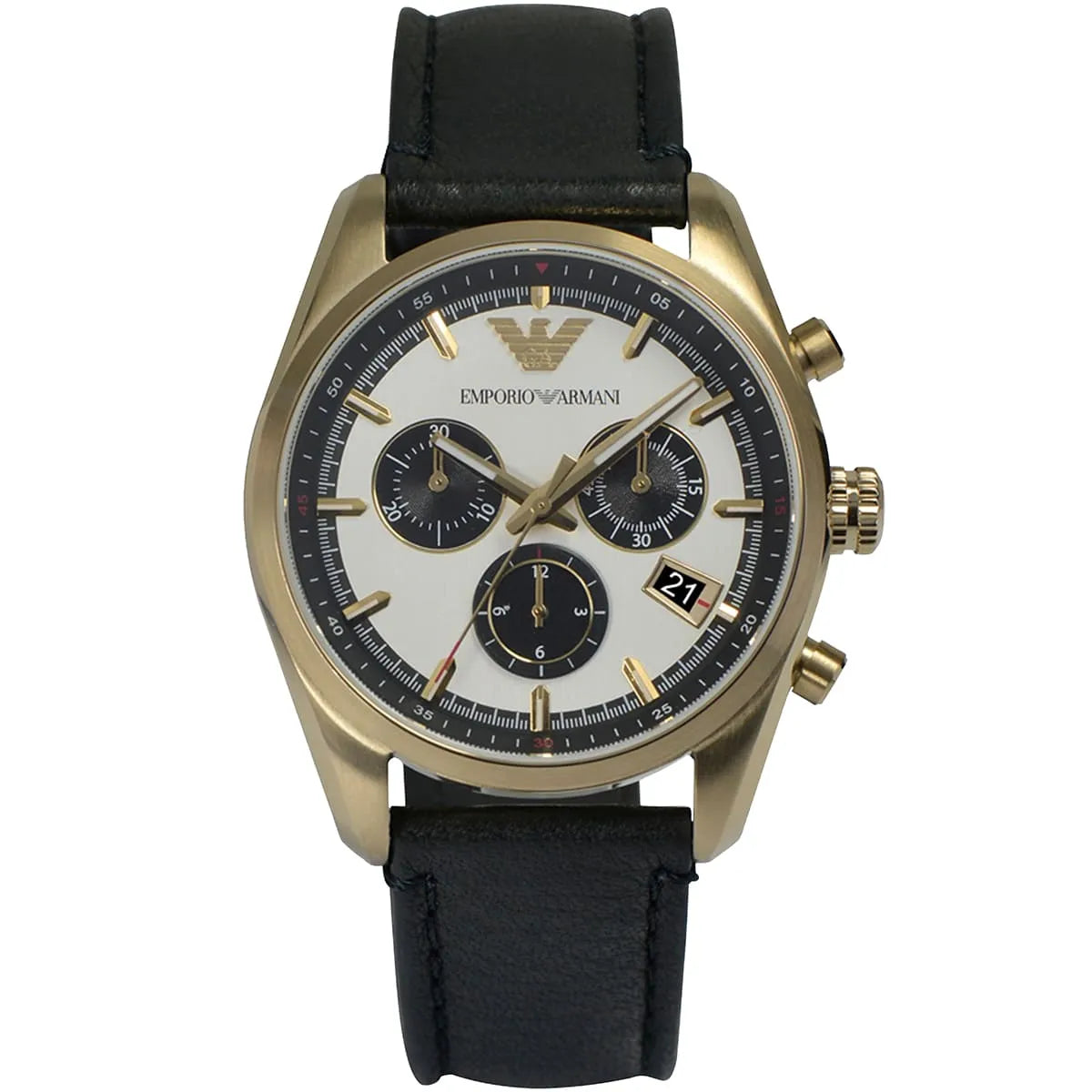 Emporio Armani Luigi Chronograph Open Heart Automatic Men's Watch - AR6012