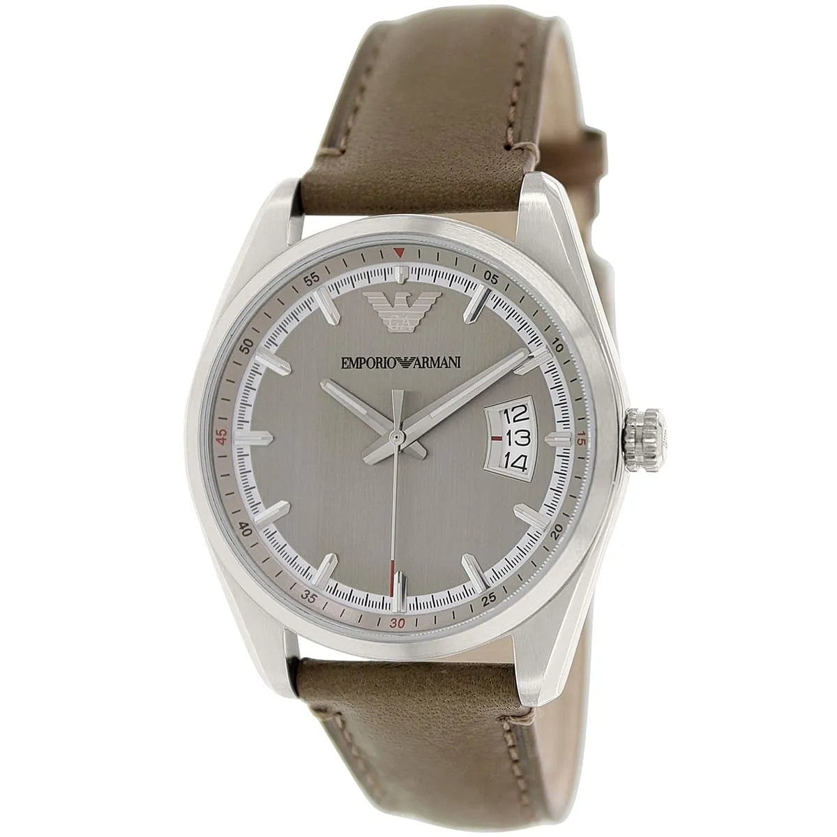 Emporio Armani SPORTIVO AR6016 three-quarter view showing dial and strap detail