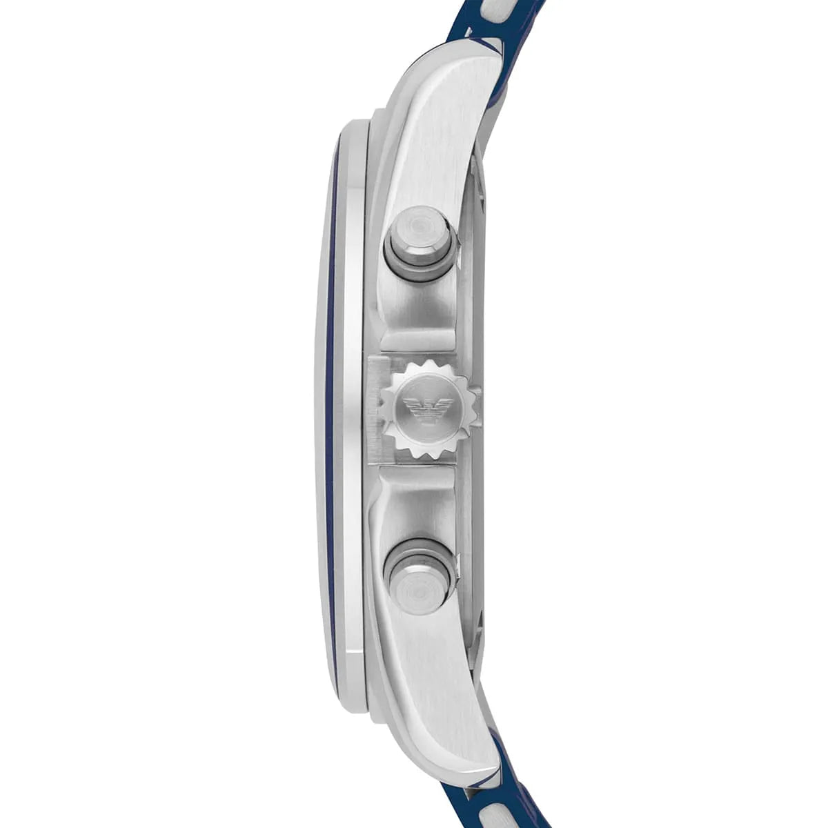 Emporio Armani Sportivo Chronograph Blue Rubber Men's Watch - AR6068