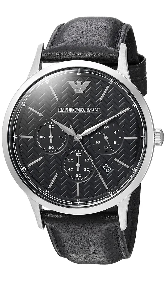 Emporio Armani Renato Large Black Men's Watch - AR8034