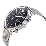 Armani Aviator Chronograph Quartz Black Dial Men's Watch #AR11104 - Watches of New Zealand #2